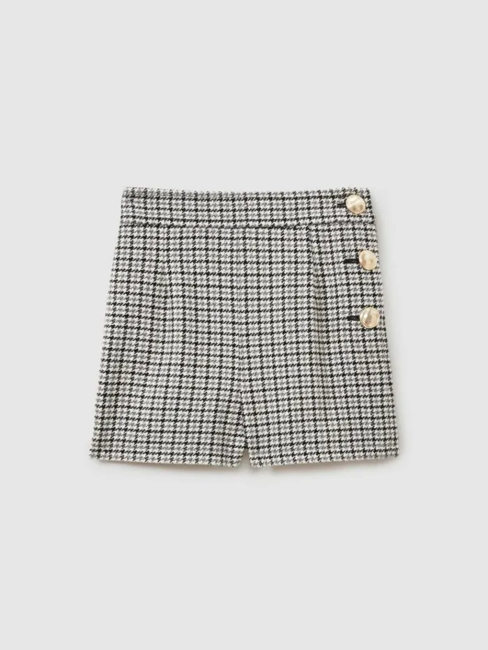 REISS Skirts and Shorts Children Checked Suit Shorts Black