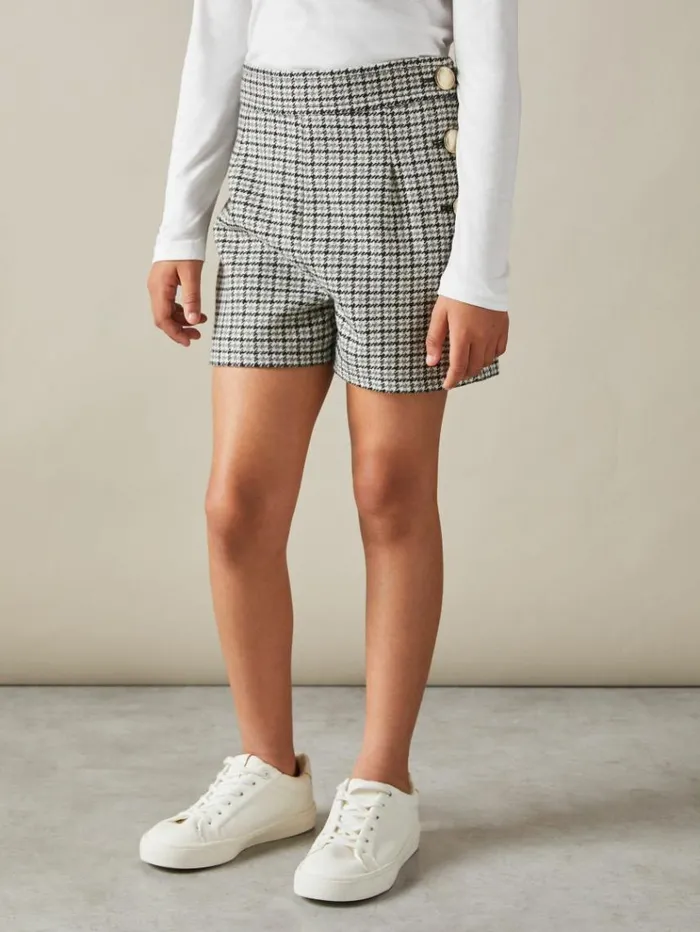 REISS Skirts and Shorts Children Checked Suit Shorts Black