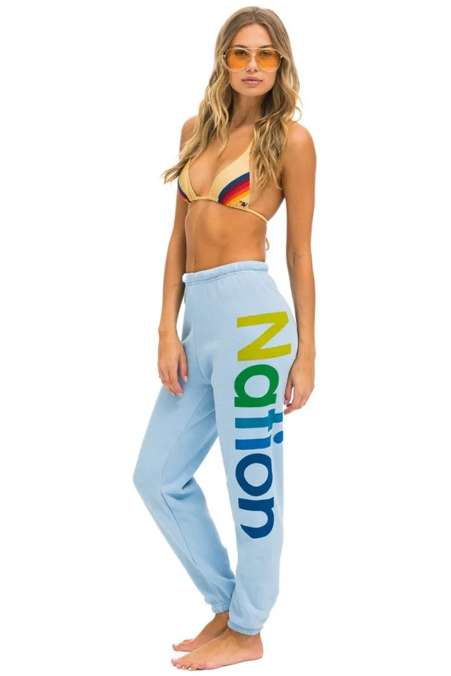2 Sweatpants 8211 Ice Women Aviator Nation Sweatpants