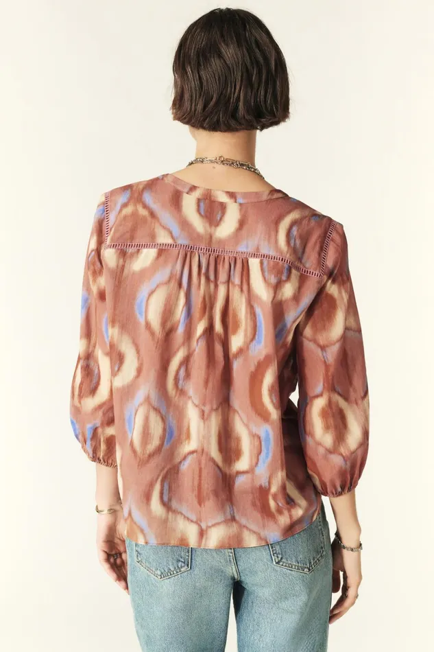 34Sleeve Shirt Cobby Pink Women Baandsh Tops and Shirts
