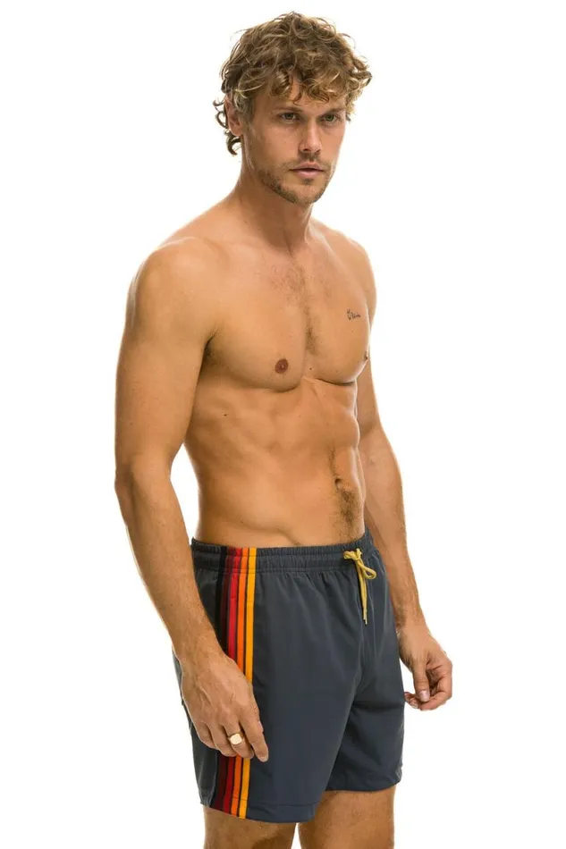 5 Stripe Flex Shorts 8211 Titanium Men Aviator Nation Shorts