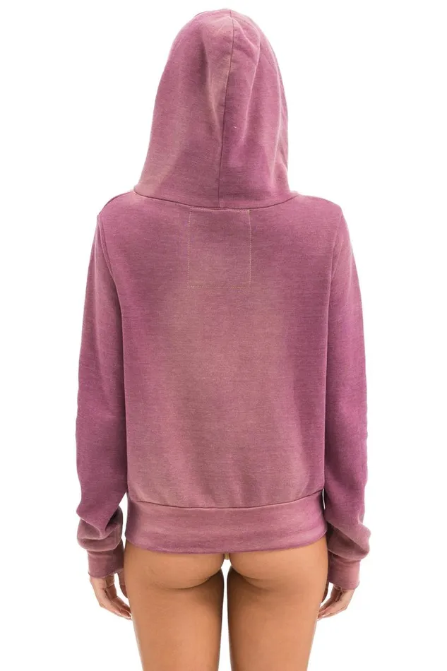 5 Stripe Hoodie 8211 Faded Berry WomenMen Aviator Nation Hoodies