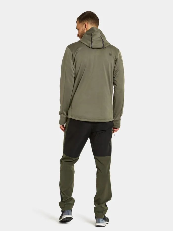 Acke FullZip Deep Green Men Didriksons Fleece and Midlayers