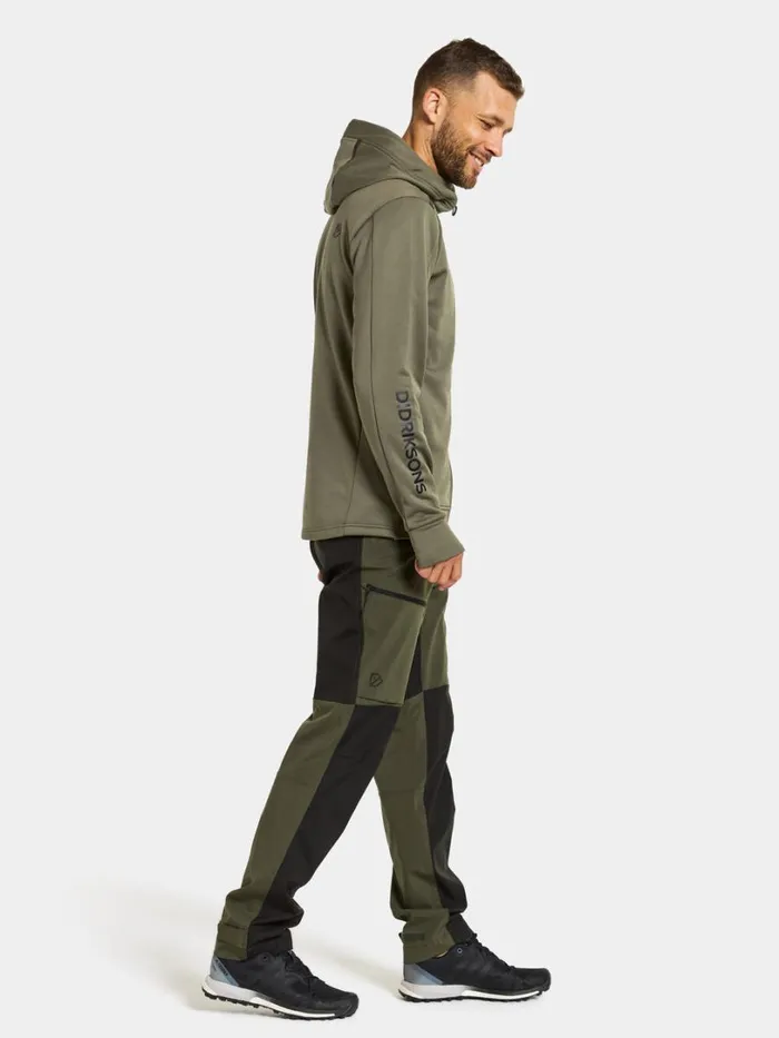 Acke FullZip Deep Green Men Didriksons Fleece and Midlayers