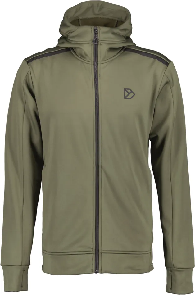 Acke FullZip Deep Green Men Didriksons Fleece and Midlayers