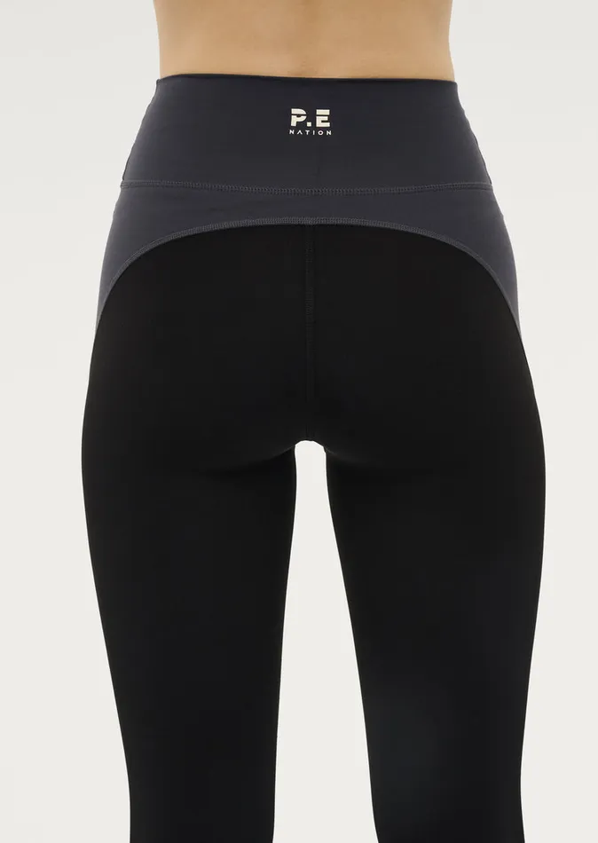 ActiveLite TEMPO LEGGING IN MARINE BLUE BLACK 8211 PE Nation Women