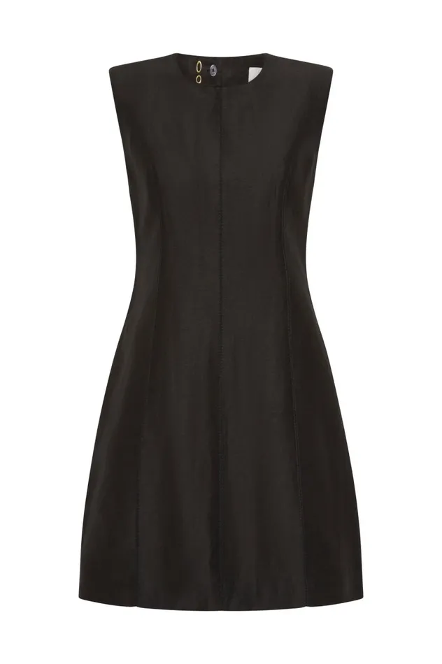 Aje Dresses Cove Pendant Mini Dress Black 8211 Women Aje Dresses Cove Pendant Mini Dress Black 8211 Women