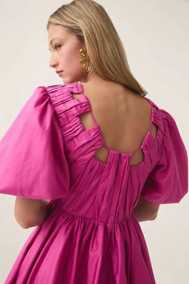Aje Dresses Cresting Mini Dress Fuchsia Rose 8211 Women Aje Dresses Cresting Mini Dress Fuchsia Rose 8211 Women