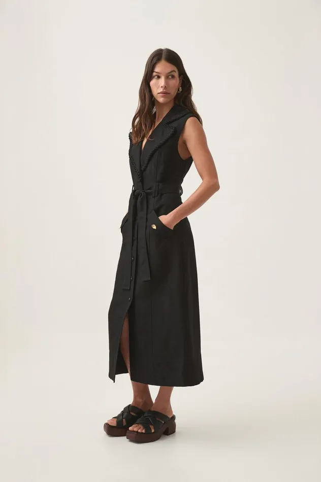 Aje Dresses Encompass Utility Midi Dress Black 8211 Women Aje Dresses Encompass Utility Midi Dress Black 8211 Women
