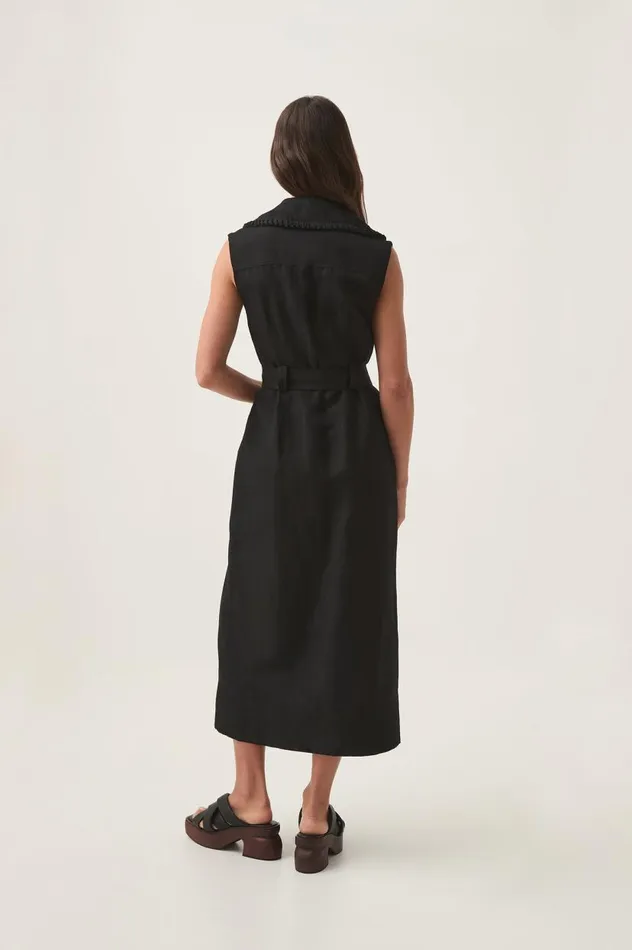 Aje Dresses Encompass Utility Midi Dress Black 8211 Women Aje Dresses Encompass Utility Midi Dress Black 8211 Women