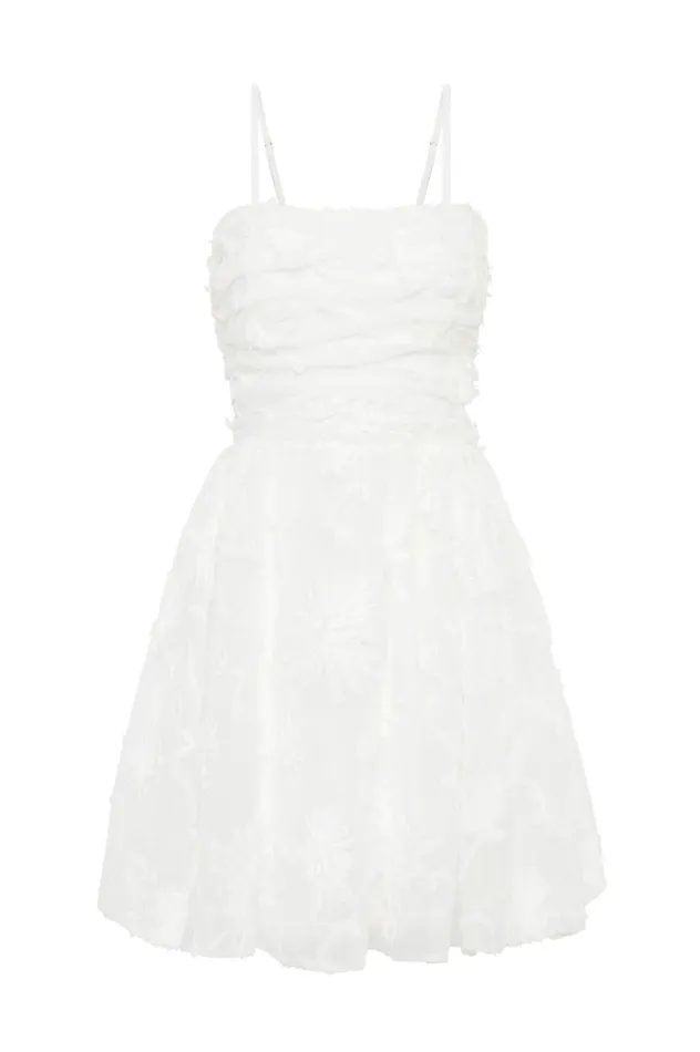 Aje Dresses Evangeline Mini Dress Ivory 8211 Women Aje Dresses Evangeline Mini Dress Ivory 8211 Women