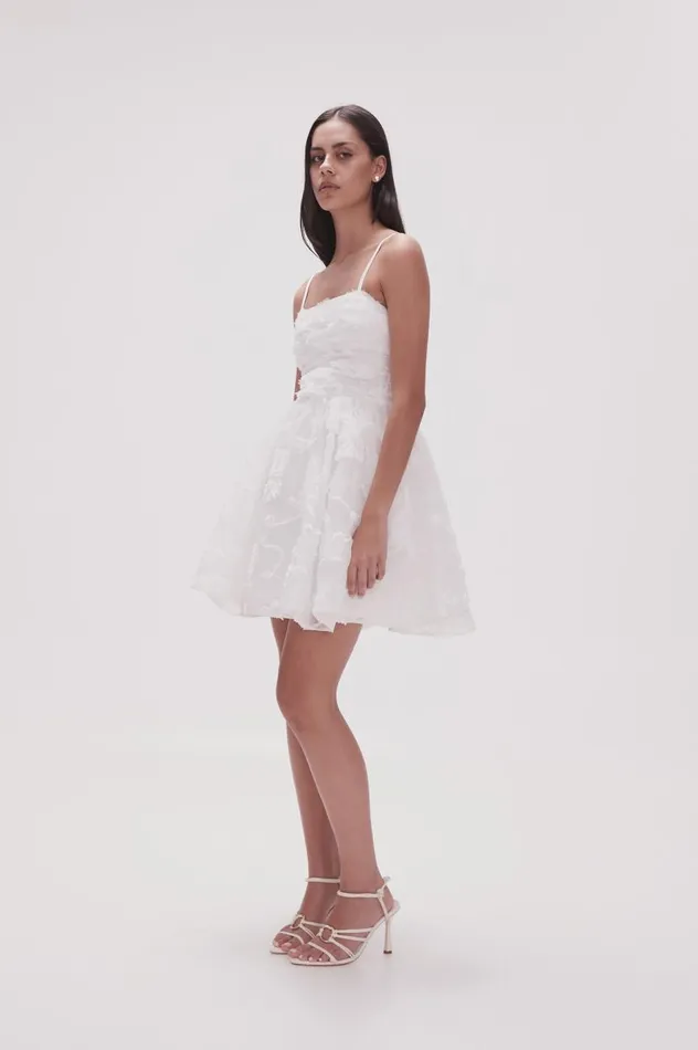 Aje Dresses Evangeline Mini Dress Ivory 8211 Women Aje Dresses Evangeline Mini Dress Ivory 8211 Women