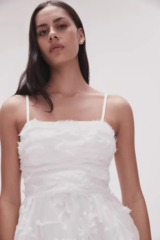 Aje Dresses Evangeline Mini Dress Ivory 8211 Women Aje Dresses Evangeline Mini Dress Ivory 8211 Women