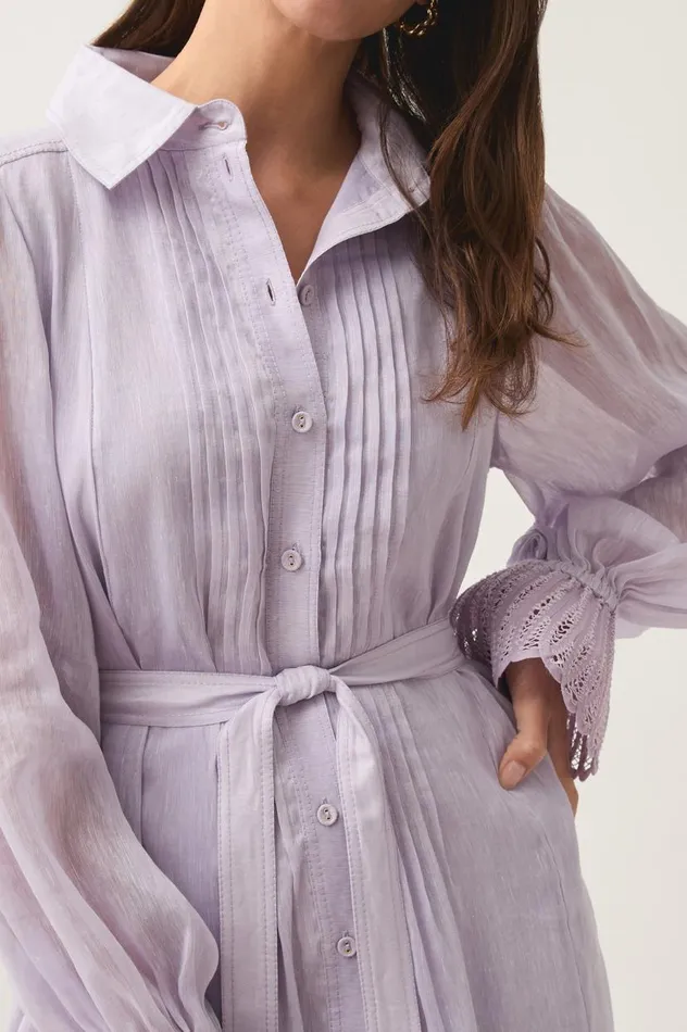 Aje Dresses Halos Midi Dress Lilac 8211 Women