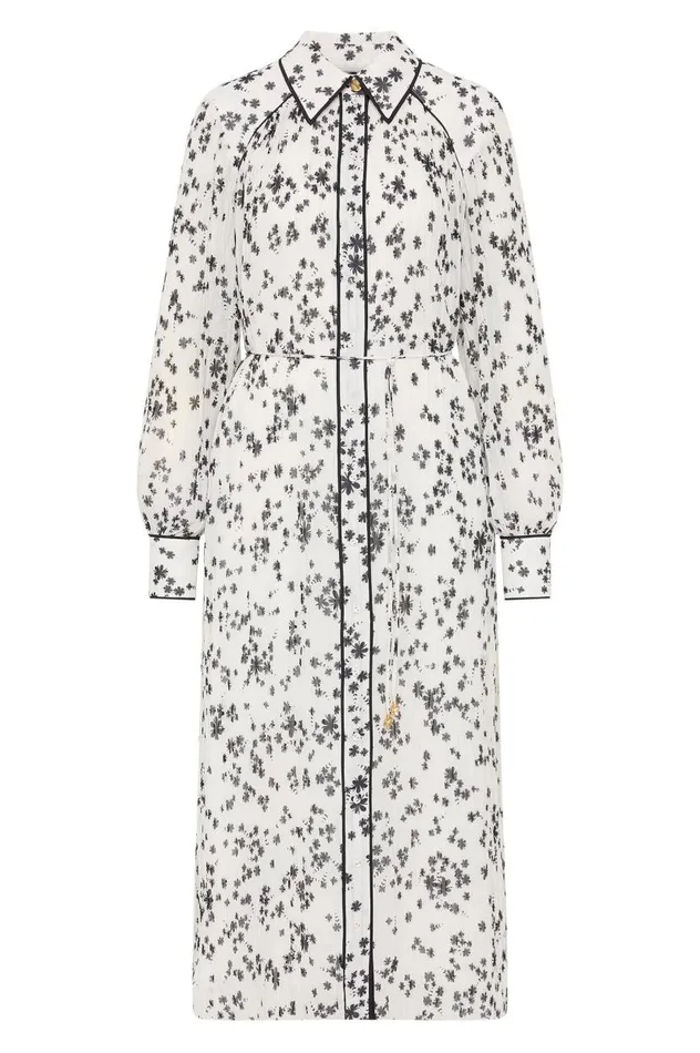 Aje Dresses Starflower Midi Dress Daylight Daisies 8211 Women Aje Dresses Starflower Midi Dress Daylight Daisies 8211 Women