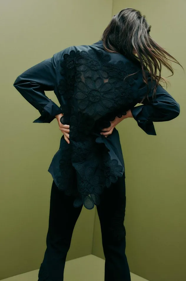 Aje Matching Sets Motion Geometric Circle Shirt Black 8211 Women