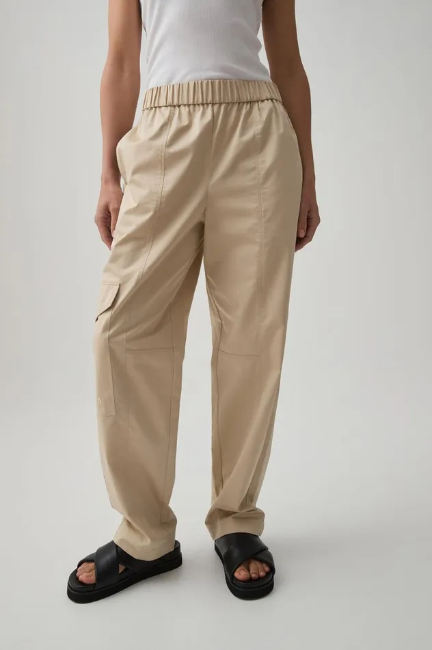 Aje Pants Panelled Cargo Pant 512 On Taupe 8211 Women Aje Pants Panelled Cargo Pant 512 On Taupe 8211 Women