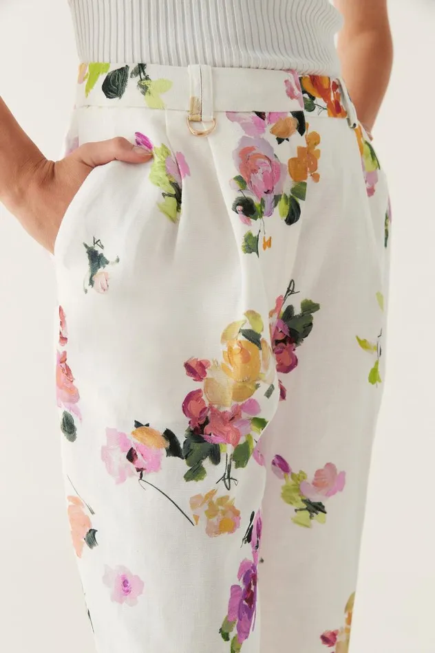 Aje Pants Portray Relaxed Pant Scattered Floral 8211 Women Aje Pants Portray Relaxed Pant Scattered Floral 8211 Women