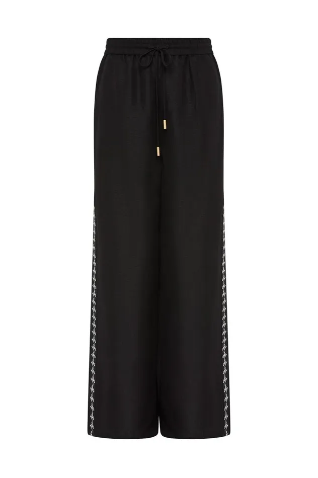 Aje Pants Principle Logo Pant Black 8211 Women Aje Pants Principle Logo Pant Black 8211 Women