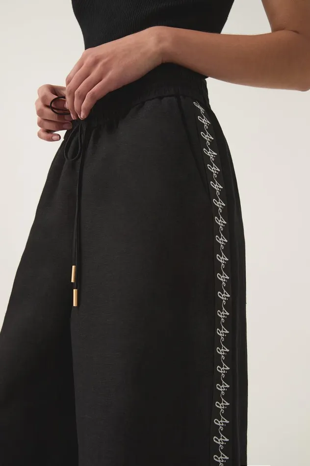 Aje Pants Principle Logo Pant Black 8211 Women Aje Pants Principle Logo Pant Black 8211 Women