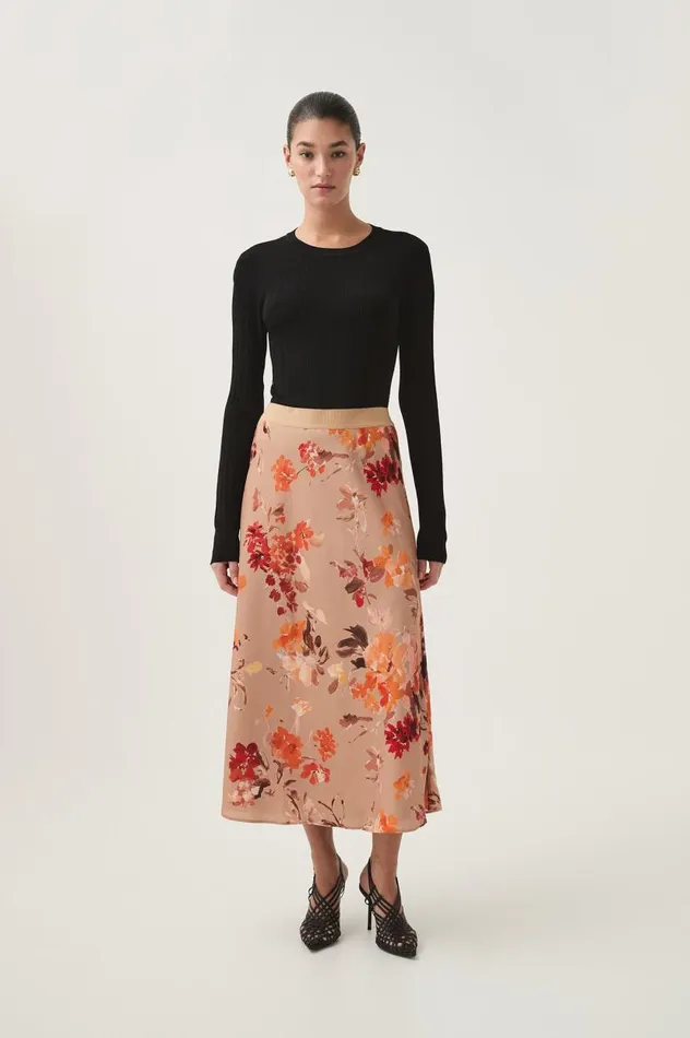 Aje Skirts Exurbia Midi Skirt Meadow Blooms 8211 Women Aje Skirts Exurbia Midi Skirt Meadow Blooms 8211 Women