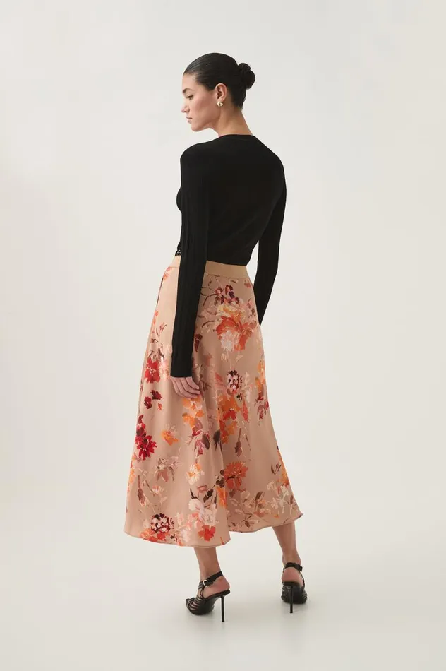 Aje Skirts Exurbia Midi Skirt Meadow Blooms 8211 Women Aje Skirts Exurbia Midi Skirt Meadow Blooms 8211 Women