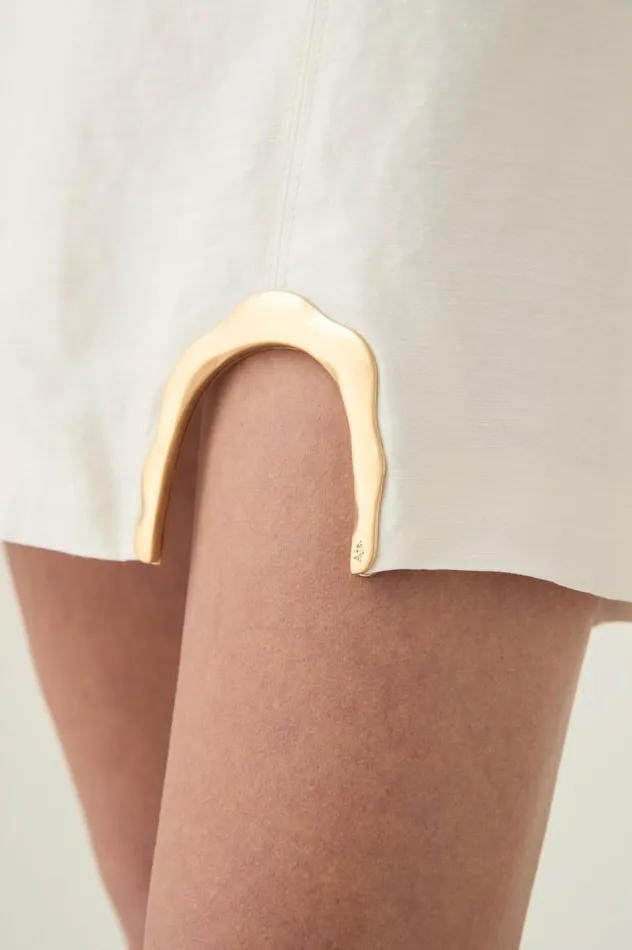 Aje Skirts Sabine Mini Skirt Ivory 8211 Women Aje Skirts Sabine Mini Skirt Ivory 8211 Women