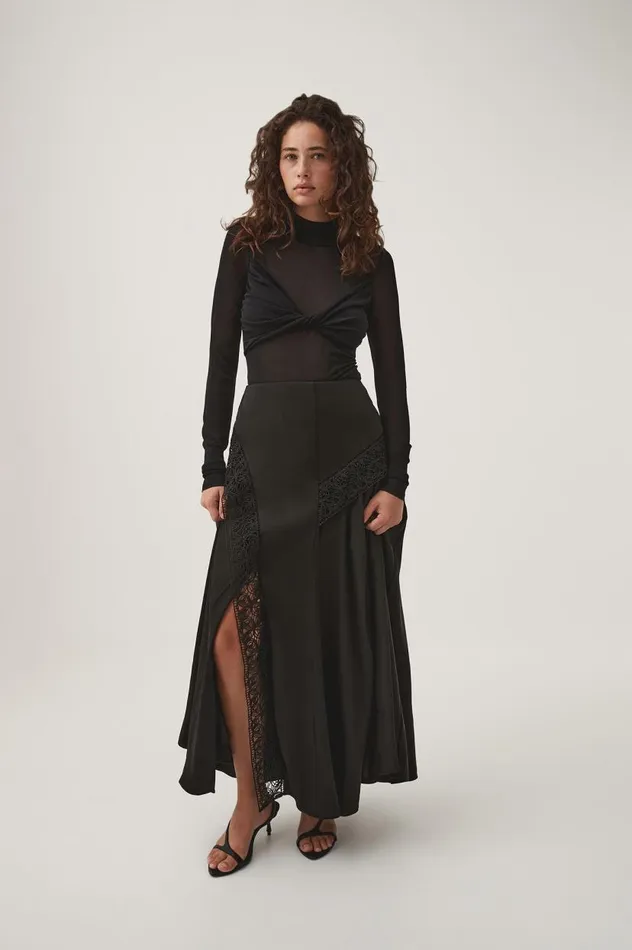 Aje Skirts Spirit Maxi Skirt Black 8211 Women
