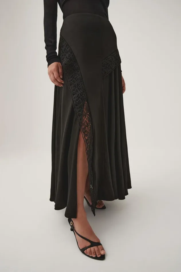 Aje Skirts Spirit Maxi Skirt Black 8211 Women Aje Skirts Spirit Maxi Skirt Black 8211 Women