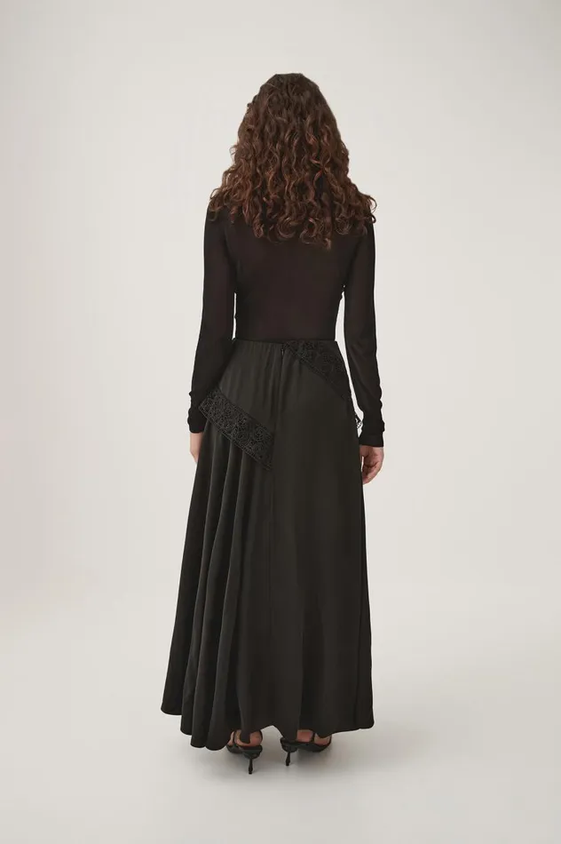 Aje Skirts Spirit Maxi Skirt Black 8211 Women Aje Skirts Spirit Maxi Skirt Black 8211 Women