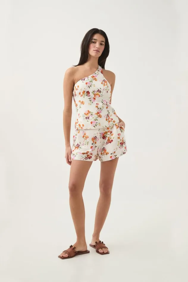 Aje Tops Assemblage Asymmetric Top Flora Natura 8211 Women Aje Tops Assemblage Asymmetric Top Flora Natura 8211 Women