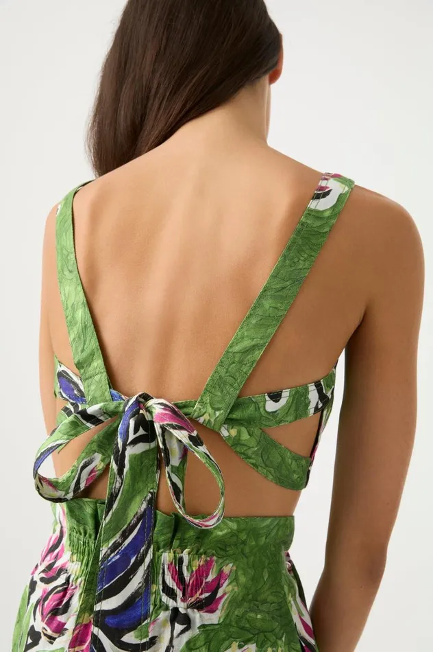 Aje Tops Eden Tie Back Top Native Gumnut Floral 8211 Women Aje Tops Eden Tie Back Top Native Gumnut Floral 8211 Women