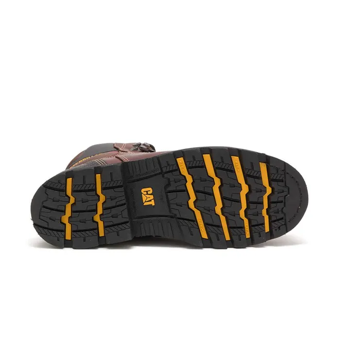 Alaska 20 Steel Toe Work Boot Brown Men Cat Footwear Boots