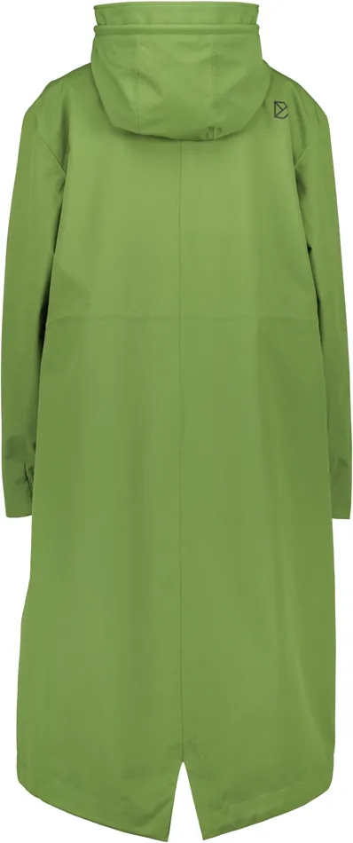 Alice Parka Long Velvet Green Women Didriksons Spring Jackets