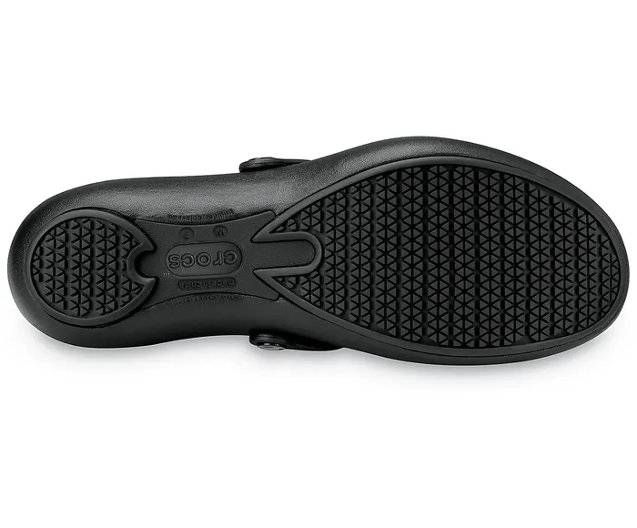Alice Work Flat Black Women Flats Crocs