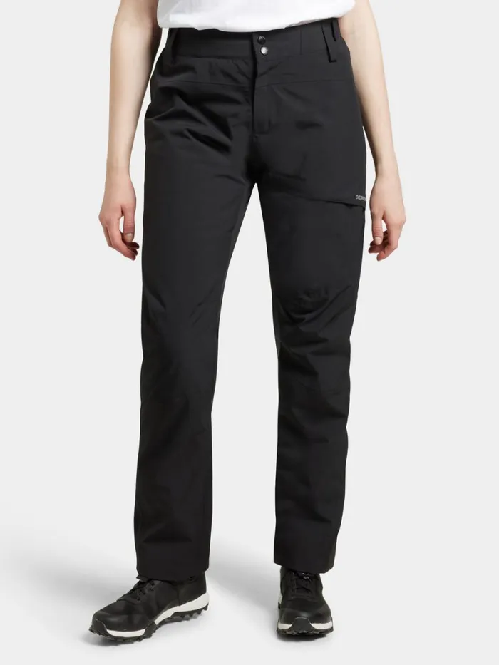 Alta Pants Black Women Didriksons Walking Trousers