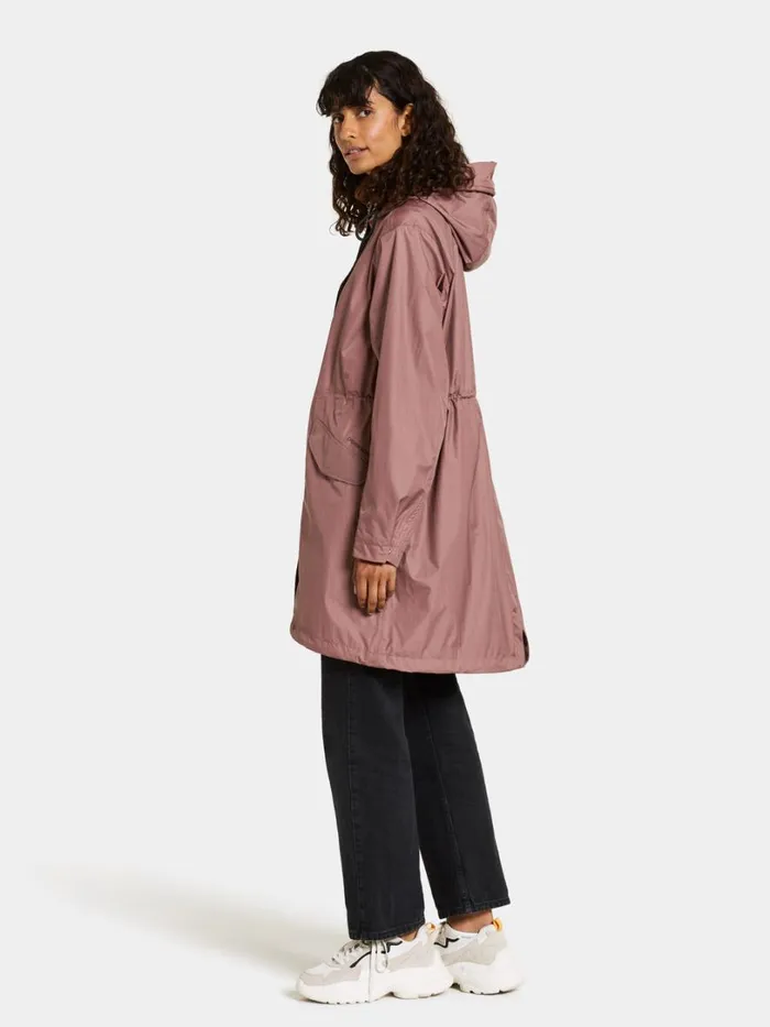 Amell Parka Faded Wine Women Didriksons Spring Jackets