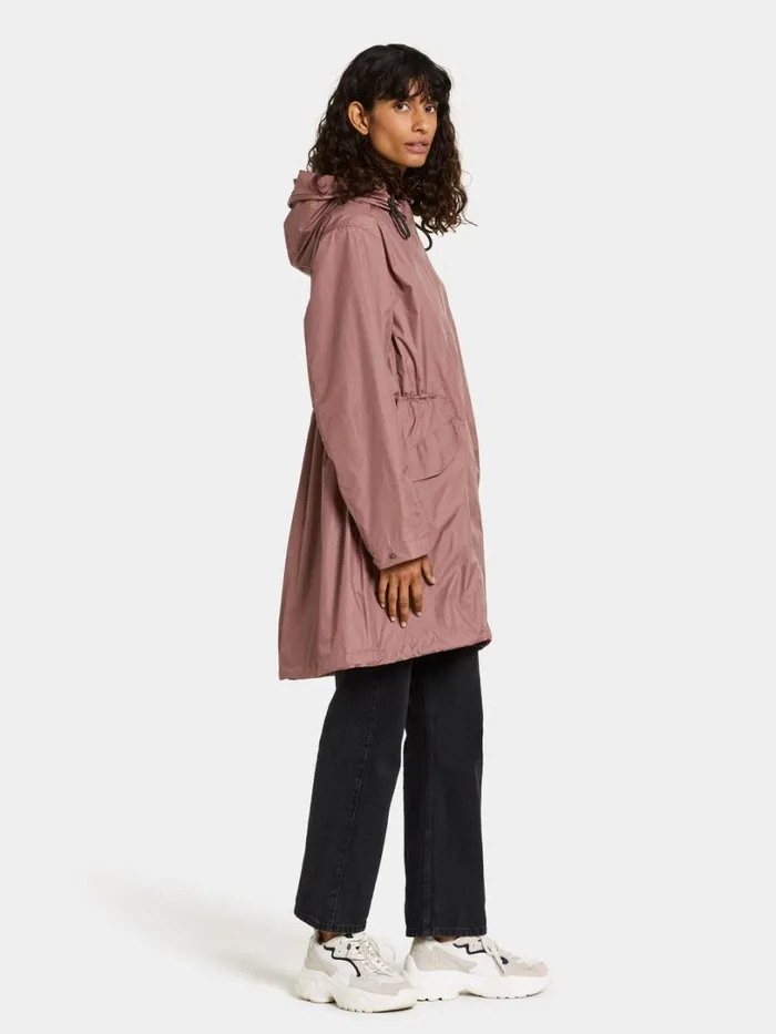 Amell Parka Faded Wine Women Didriksons Spring Jackets