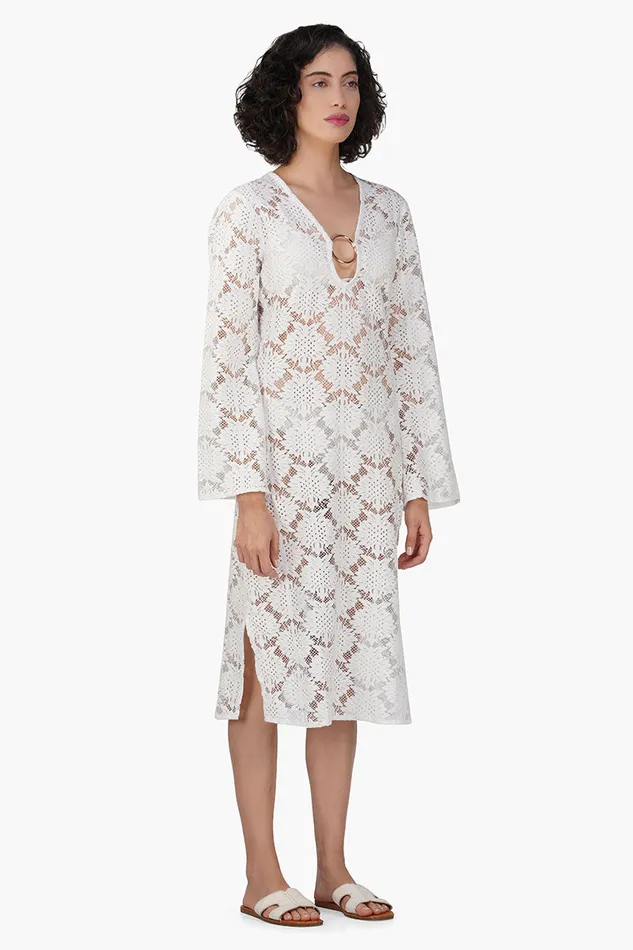 America and Beyond Dresses Women Ada Golden Roing Crochet Dress
