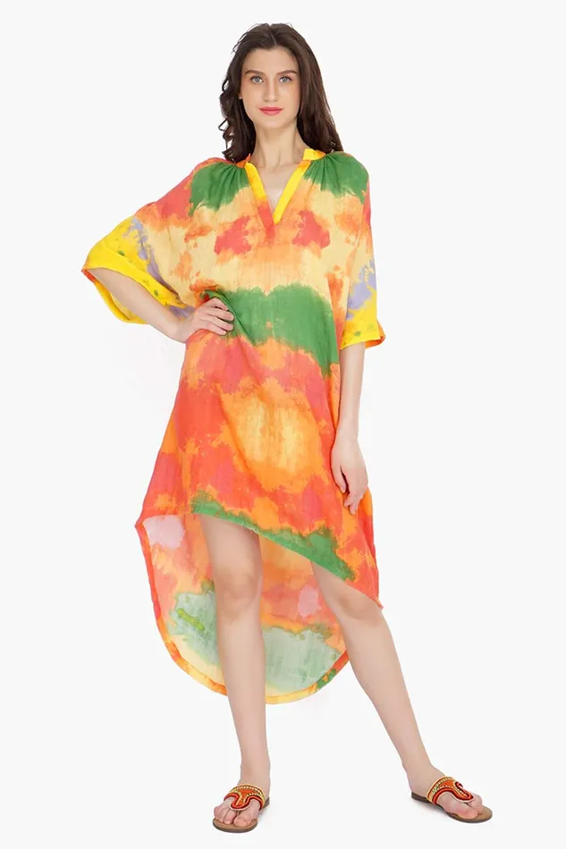 America and Beyond Dresses Women Paradise Tie Dye Long Tunic