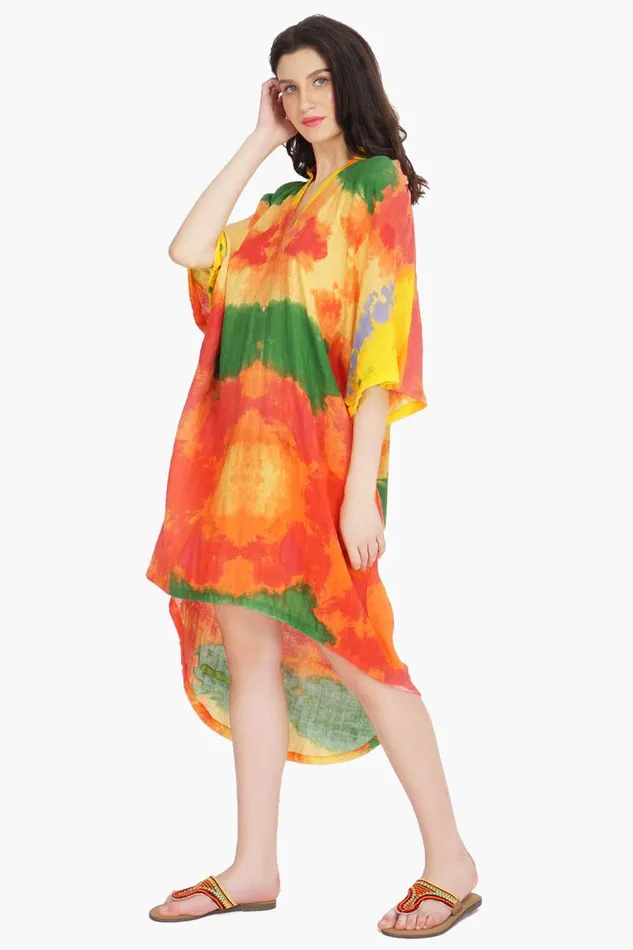 America and Beyond Dresses Women Paradise Tie Dye Long Tunic