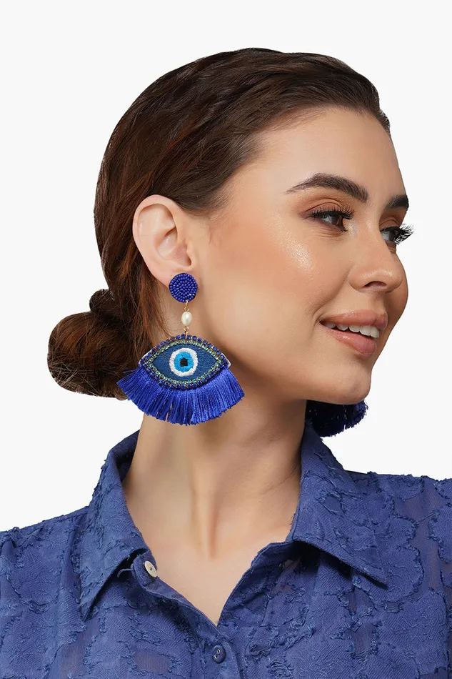 America and Beyond Forever Greece Evil Eye Earrings Women Earrings
