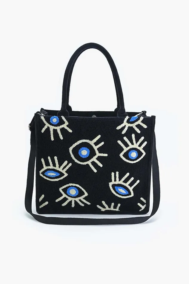 America and Beyond Midnight Whimsical Wonder Eye Tote Women Totes