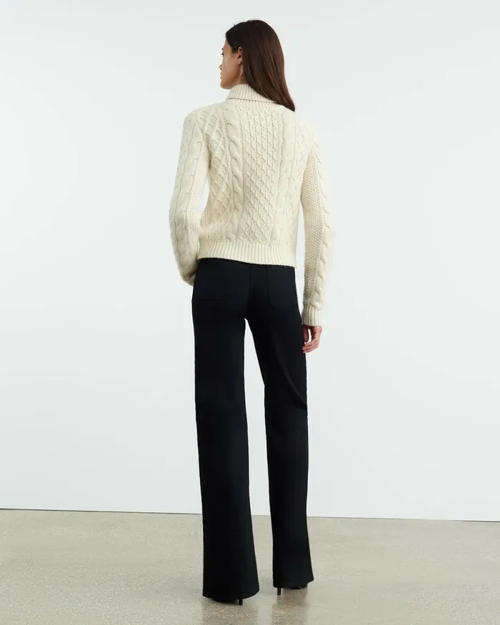 ANDRINA SWEATER Dark Grey Melange Women Nili Lotan Knits and Sweaters
