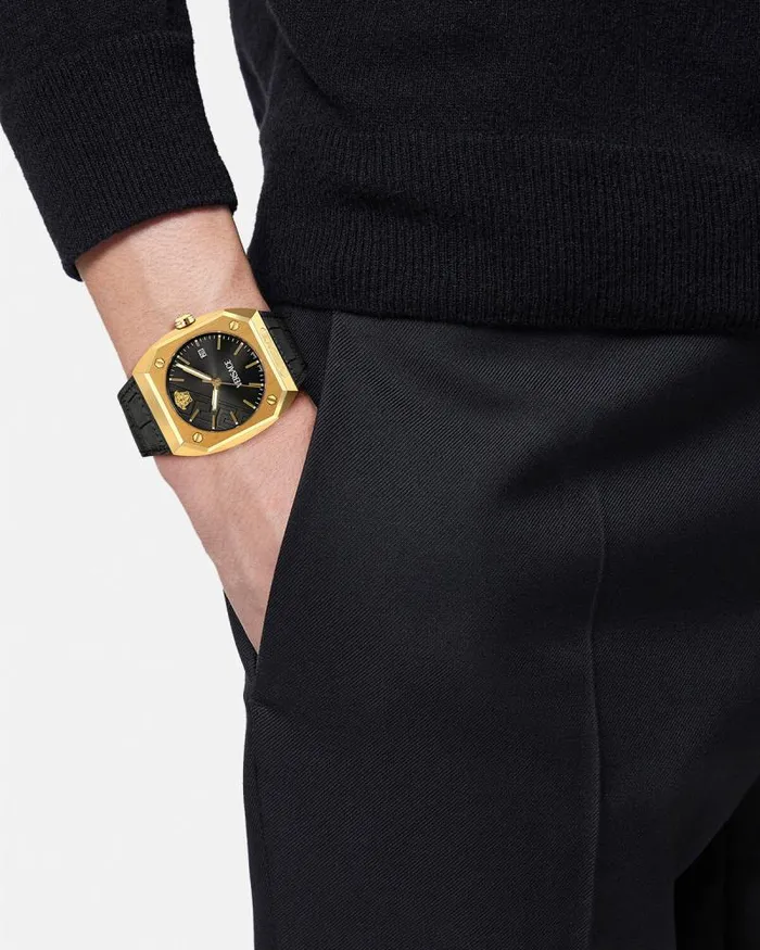 Antares Watch Blackgold Men Versace Watches