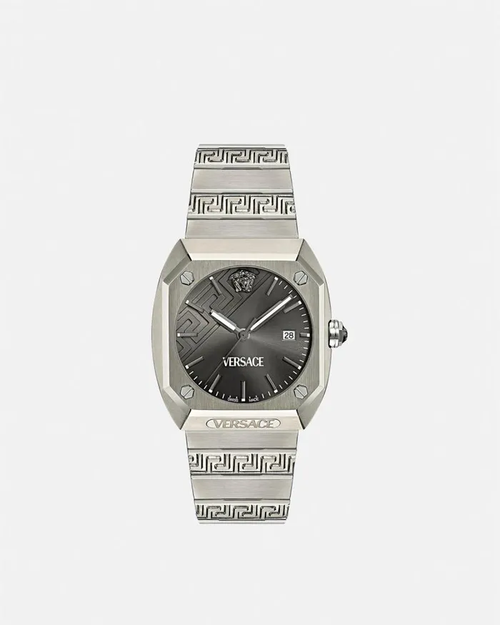 Antares Watch Silver Men Versace Watches