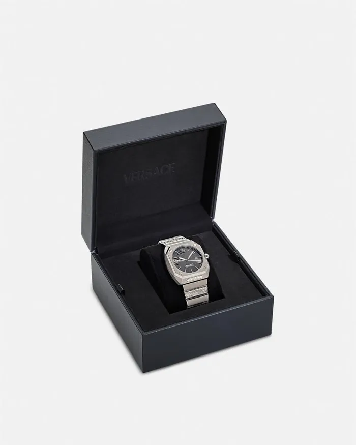Antares Watch Silver Men Versace Watches