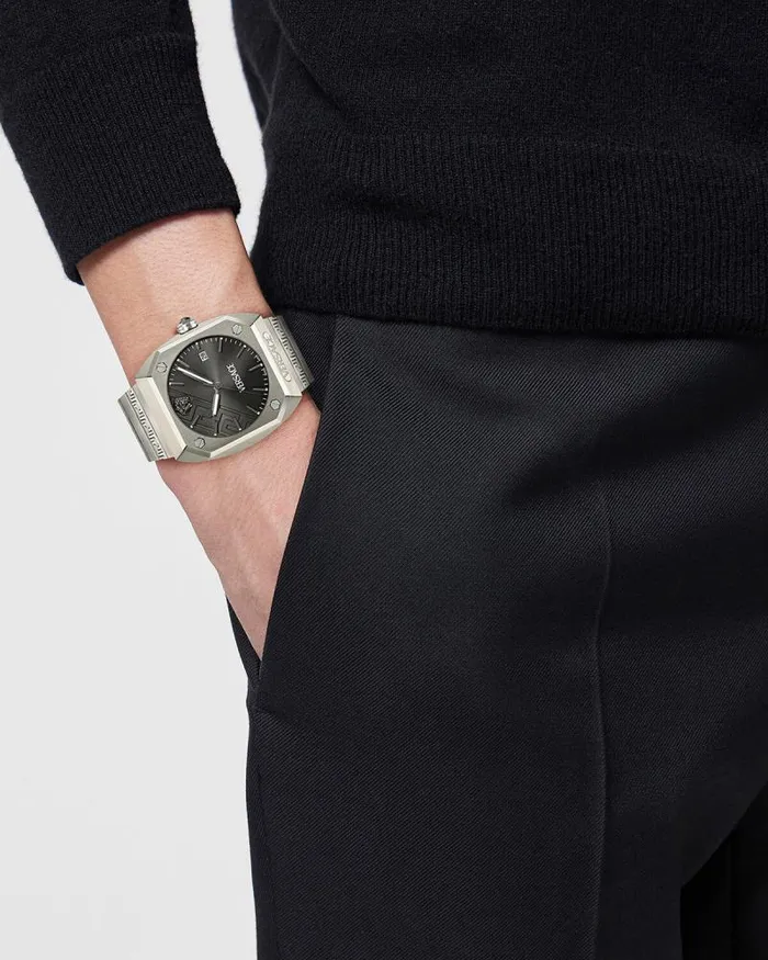 Antares Watch Silver Men Versace Watches