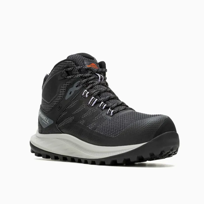 Antora Mid Waterproof Carbon Fiber Shoe Black Women Merrell Boots Antora Mid Waterproof Carbon Fiber Shoe Black Women Merrell Boots