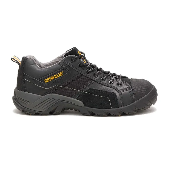 Argon Composite Toe Work Shoe Black Men Cat Footwear Safety Toe